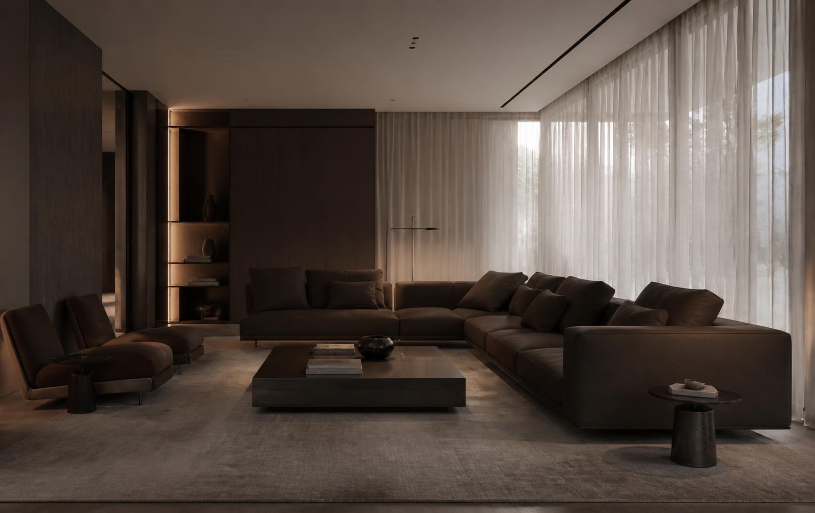 Sala — residência com automação projetada